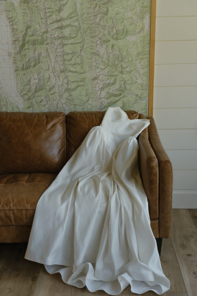 Bridal details from a luxury ranch elopement in Wyoming