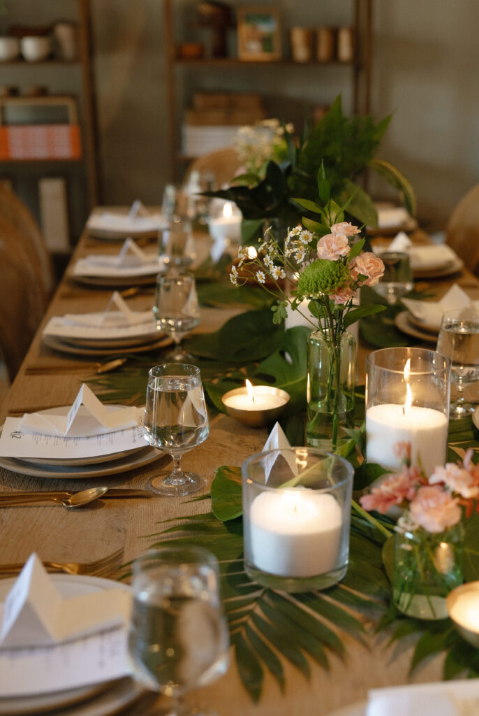 Intimate elopement reception at Khâluna in Minneapolis